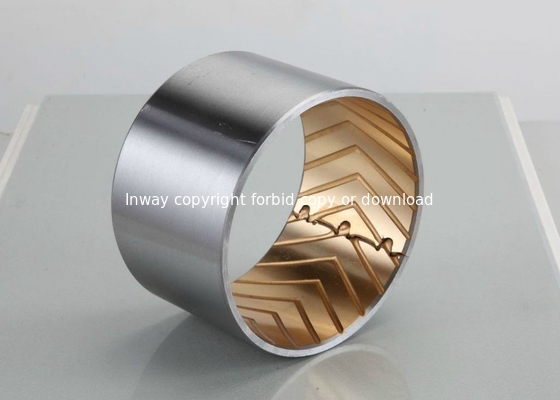 INWAY دو فلزی بلبرینگ DIN1494 نوع استاندارد CuPb10Sn10 یا CuSn6Zn6Pb3 پوشش لایه